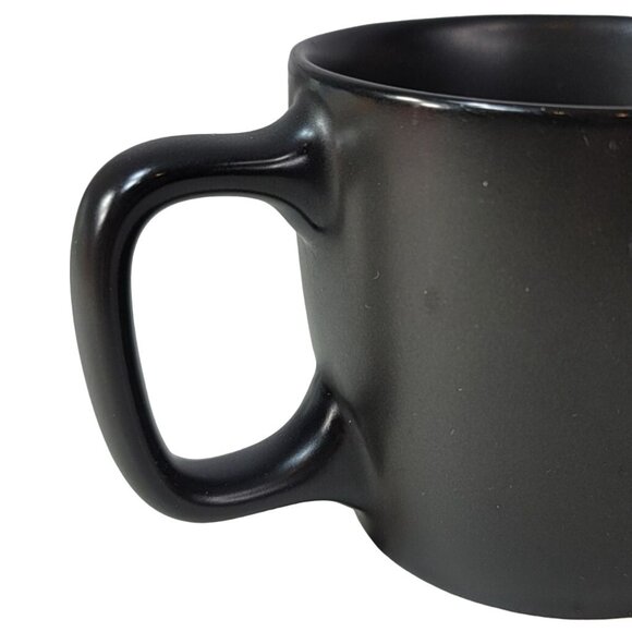 Starbucks SEA 71 WA Mug Set Black 12oz Spell Out Logo Square Handle Matte 2018 - Picture 3 of 8